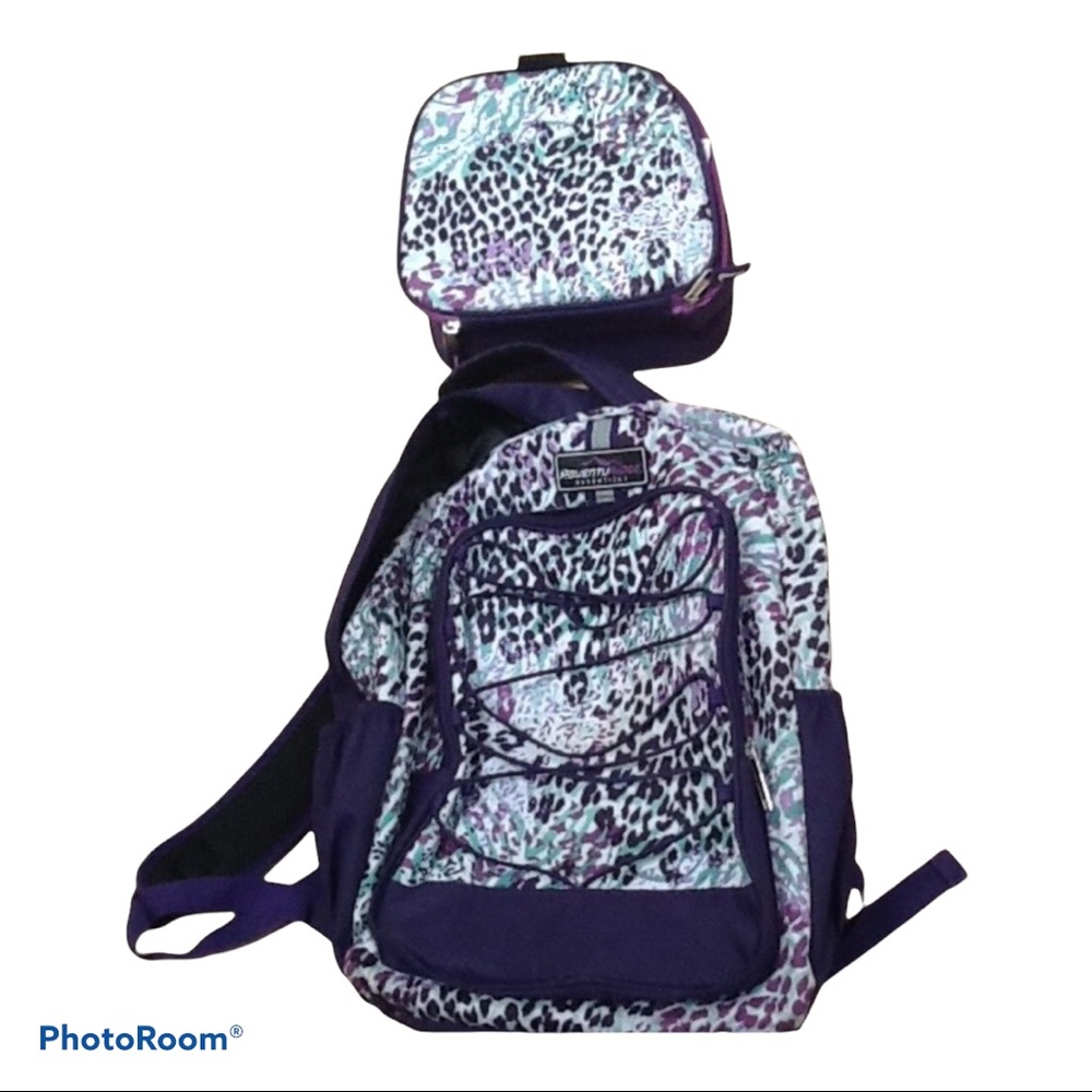 Adventuridge Purple  Backpack/‎ Lunchbag Bundle